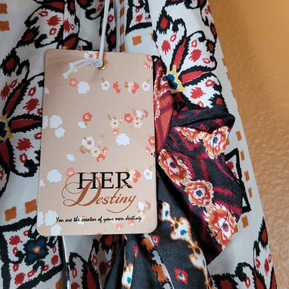 Boho Maxi Skirt Size 3X - Picture 5 of 9